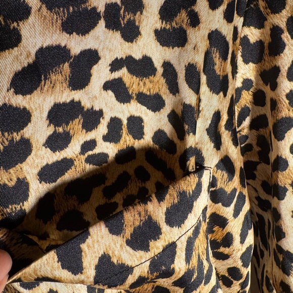 Zara Brown and Black Long Sleeve Button Down Shirt - Picture 4 of 5